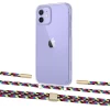 Чохол Upex Crossbody Protection Case для iPhone 12 | 12 Pro Crystal with Twine Critical Camouflage and Fausset Gold (UP83459)
