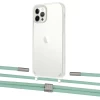 Чехол Upex Crossbody Protection Case для iPhone 12 Pro Max Crystal with Twine Pistachio and Fausset Silver (UP83535)