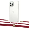 Чохол Upex Crossbody Protection Case для iPhone 12 Pro Max Crystal with Twine Red and Fausset Gold (UP83549)