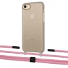 Чохол Upex Crossbody Protection Case для iPhone SE 2020 | 8 | 7 Dark with Twine Coral and Fausset Matte Black (UP83769)