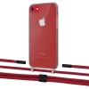 Чохол Upex Crossbody Protection Case для iPhone SE 2020 | 8 | 7 Dark with Twine Red and Fausset Matte Black (UP83770)