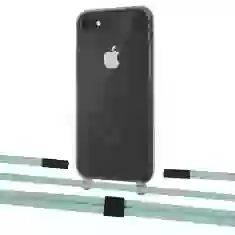 Чохол Upex Crossbody Protection Case для iPhone SE 2020 | 8 | 7 Dark with Twine Pistachio and Fausset Matte Black (UP83773)