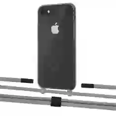 Чехол Upex Crossbody Protection Case для iPhone SE 2020 | 8 | 7 Dark with Twine Gray and Fausset Matte Black (UP83774)
