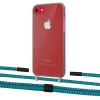 Чохол Upex Crossbody Protection Case для iPhone SE 2020 | 8 | 7 Dark with Twine Cyan and Fausset Matte Black (UP83777)