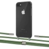 Чехол Upex Crossbody Protection Case для iPhone SE 2020 | 8 | 7 Dark with Twine Mint and Fausset Silver (UP83792)
