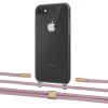Чехол Upex Crossbody Protection Case для iPhone SE 2020 | 8 | 7 Dark with Twine Rose Gold and Fausset Gold (UP83802)