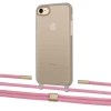 Чохол Upex Crossbody Protection Case для iPhone SE 2020 | 8 | 7 Dark with Twine Coral and Fausset Gold (UP83803)