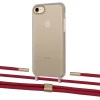 Чохол Upex Crossbody Protection Case для iPhone SE 2020 | 8 | 7 Dark with Twine Red and Fausset Gold (UP83804)