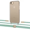 Чохол Upex Crossbody Protection Case для iPhone SE 2020 | 8 | 7 Dark with Twine Pistachio and Fausset Gold (UP83807)