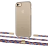 Чохол Upex Crossbody Protection Case для iPhone SE 2020 | 8 | 7 Dark with Twine Blue Sunset and Fausset Gold (UP83813)