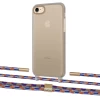 Чехол Upex Crossbody Protection Case для iPhone SE 2020 | 8 | 7 Dark with Twine Blue Sunset and Fausset Gold (UP83813)