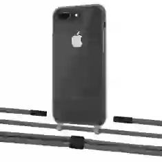 Чехол Upex Crossbody Protection Case для iPhone 8 Plus | 7 Plus Dark with Twine Cactus and Fausset Matte Black (UP83818)