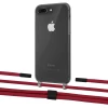Чехол Upex Crossbody Protection Case для iPhone 8 Plus | 7 Plus Dark with Twine Red and Fausset Matte Black (UP83821)