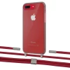 Чехол Upex Crossbody Protection Case для iPhone 8 Plus | 7 Plus Dark with Twine Red and Fausset Silver (UP83838)