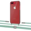 Чехол Upex Crossbody Protection Case для iPhone 8 Plus | 7 Plus Dark with Twine Pistachio and Fausset Silver (UP83841)