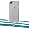 Чохол Upex Crossbody Protection Case для iPhone 8 Plus | 7 Plus Dark with Twine Cyan and Fausset Silver (UP83845)