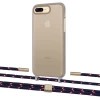 Чехол Upex Crossbody Protection Case для iPhone 8 Plus | 7 Plus Dark with Twine Blue Marine and Fausset Gold (UP83866)