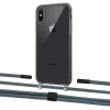 Чехол Upex Crossbody Protection Case для iPhone XS Max Dark with Twine Cactus and Fausset Matte Black (UP83971)