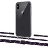 Чохол Upex Crossbody Protection Case для iPhone XS Max Dark with Twine Blue Marine and Fausset Matte Black (UP83985)
