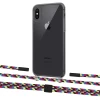 Чохол Upex Crossbody Protection Case для iPhone XS Max Dark with Twine Critical Camouflage and Fausset Matte Black (UP83986)