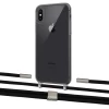 Чохол Upex Crossbody Protection Case для iPhone XS Max Dark with Twine Black  and Fausset Silver (UP83987)