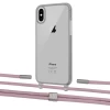 Чехол Upex Crossbody Protection Case для iPhone XS Max Dark with Twine Rose Gold and Fausset Silver (UP83989)