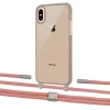 Чехол Upex Crossbody Protection Case для iPhone XS Max Dark with Twine Cantaloupe and Fausset Silver (UP83992)
