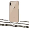 Чехол Upex Crossbody Protection Case для iPhone XS Max Dark with Twine Copper and Fausset Silver (UP83999)