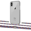 Чехол Upex Crossbody Protection Case для iPhone XS Max Dark with Twine Blue Sunset and Fausset Silver (UP84000)