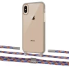 Чохол Upex Crossbody Protection Case для iPhone XS Max Dark with Twine Blue Sunset and Fausset Silver (UP84000)