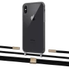 Чехол Upex Crossbody Protection Case для iPhone XS Max Dark with Twine Black  and Fausset Gold (UP84010)