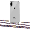 Чехол Upex Crossbody Protection Case для iPhone XS Max Dark with Twine Blue Sunset and Fausset Gold (UP84023)