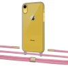 Чохол Upex Crossbody Protection Case для iPhone XR Dark with Twine Coral and Fausset Gold (UP83956)