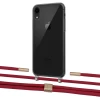 Чехол Upex Crossbody Protection Case для iPhone XR Dark with Twine Red and Fausset Gold (UP83957)