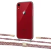 Чехол Upex Crossbody Protection Case для iPhone XR Dark with Twine Mulberry and Fausset Gold (UP83963)