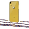 Чохол Upex Crossbody Protection Case для iPhone XR Dark with Twine Blue Sunset and Fausset Gold (UP83966)