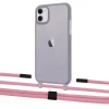 Чехол Upex Crossbody Protection Case для iPhone 11 Dark with Twine Coral and Fausset Matte Black (UP84030)