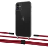 Чохол Upex Crossbody Protection Case для iPhone 11 Dark with Twine Red and Fausset Matte Black (UP84031)
