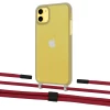 Чохол Upex Crossbody Protection Case для iPhone 11 Dark with Twine Red and Fausset Matte Black (UP84031)