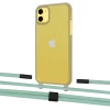Чехол Upex Crossbody Protection Case для iPhone 11 Dark with Twine Pistachio and Fausset Matte Black (UP84034)