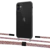 Чехол Upex Crossbody Protection Case для iPhone 11 Dark with Twine Mulberry and Fausset Matte Black (UP84037)