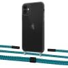 Чохол Upex Crossbody Protection Case для iPhone 11 Dark with Twine Cyan and Fausset Matte Black (UP84038)