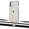 Чехол Upex Crossbody Protection Case для iPhone 11 Dark with Twine Black  and Fausset Silver (UP84044)