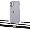 Чехол Upex Crossbody Protection Case для iPhone 11 Dark with Twine Black  and Fausset Silver (UP84044)