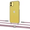 Чехол Upex Crossbody Protection Case для iPhone 11 Dark with Twine Rose Gold and Fausset Silver (UP84046)