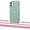 Чехол Upex Crossbody Protection Case для iPhone 11 Dark with Twine Coral and Fausset Silver (UP84047)