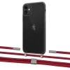 Чохол Upex Crossbody Protection Case для iPhone 11 Dark with Twine Red and Fausset Silver (UP84048)