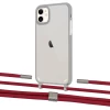 Чехол Upex Crossbody Protection Case для iPhone 11 Dark with Twine Red and Fausset Silver (UP84048)