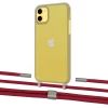 Чехол Upex Crossbody Protection Case для iPhone 11 Dark with Twine Red and Fausset Silver (UP84048)