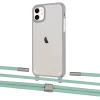 Чехол Upex Crossbody Protection Case для iPhone 11 Dark with Twine Pistachio and Fausset Silver (UP84051)